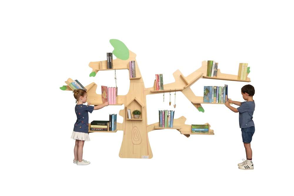 Bücherregal Baum für Kindergärten