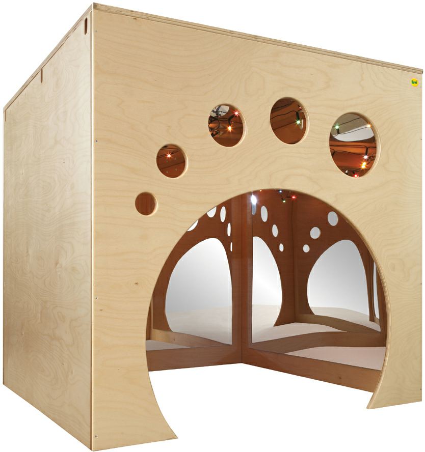 Erzi - Spiegelwürfel playcube Spielhöhle, Spielhaus