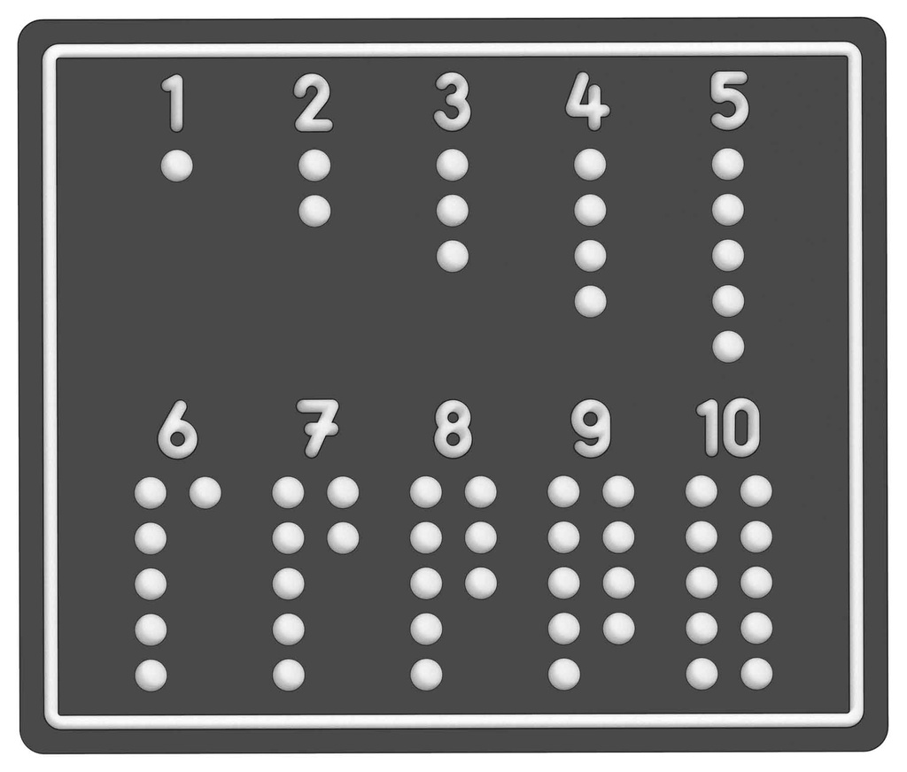 Beleduc - Activity Table Spielboard „Mathe 1-10“