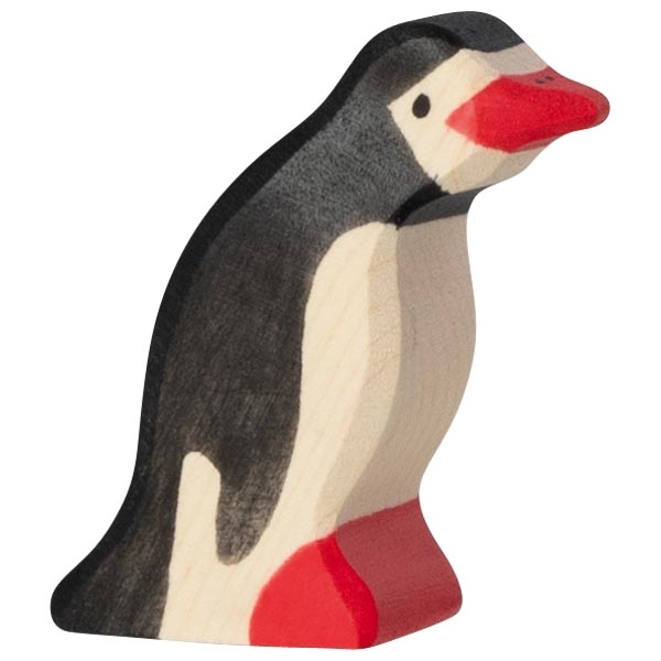 Holztiger - Pinguin, klein, Kopf nach vorn