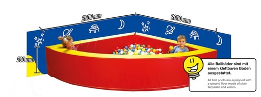 [96-025] Bänfer-Bain de boules quart de cercle grand