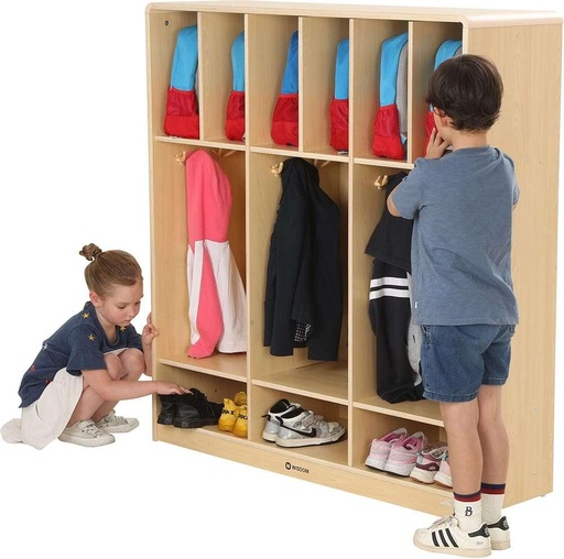 [KB1-NWA025-A] Wisdom -  Kindergarten Garderobe für 6 Kinder