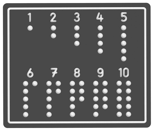 [62104] Beleduc - Activity Table Tableau de jeu "Maths 1-10
